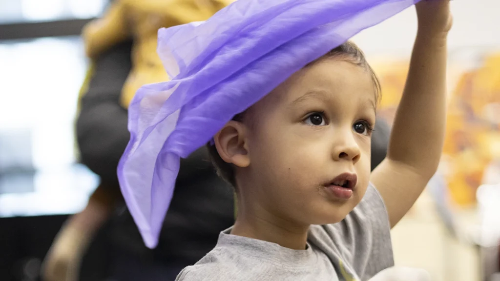 Musical Storytime student