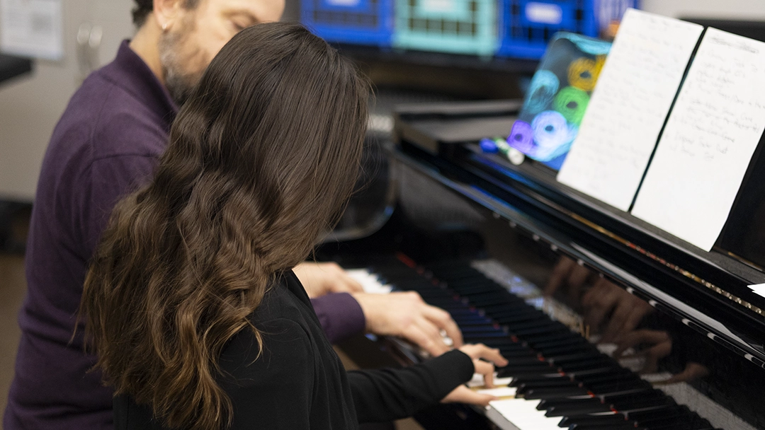 Intro to Piano student