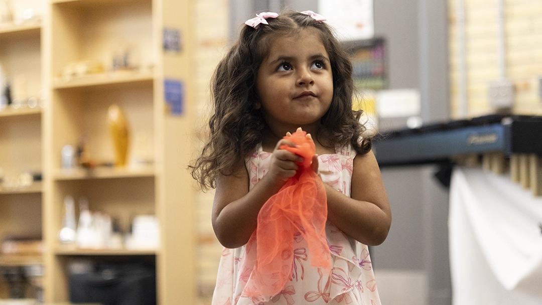 Musical Storytime student