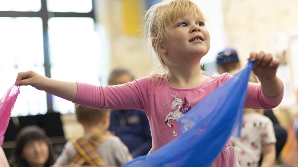Musical Storytime student