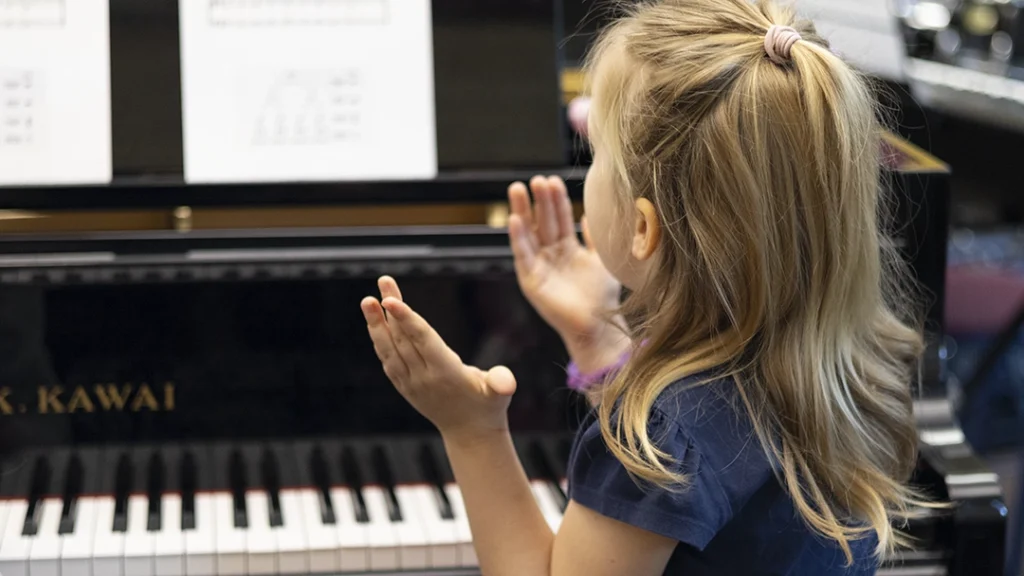 Intro to Piano student